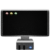 3d illustration of a mac studio computer and monitor.