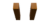 3d illustration of orange braces for a handle pointing up.